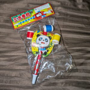 口周りトレーニング用の吹き戻し